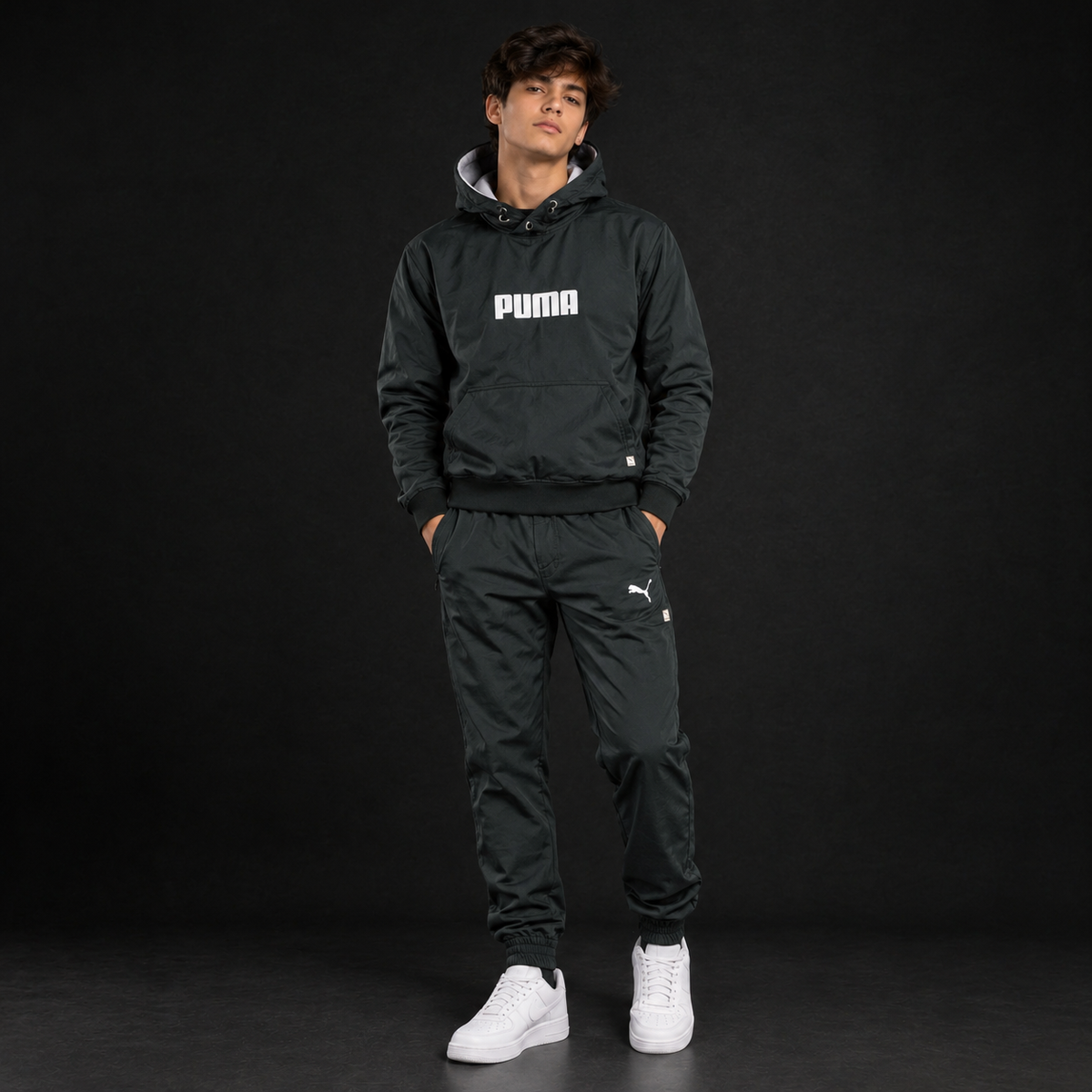 Premium Black Puma Tracksuit – Bold Style, Everyday Comfort