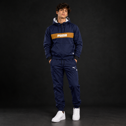 Premium Navy Blue Tracksuit – Sporty Style Meets Everyday Comfort
